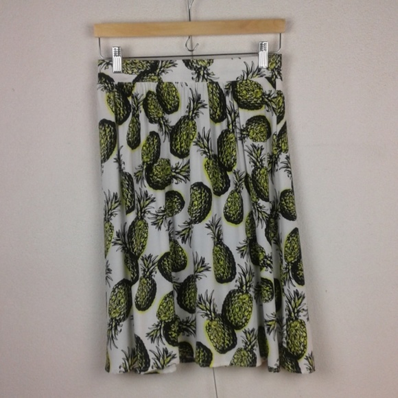 Living Doll Los Angeles Dresses & Skirts - Living Doll LA I Novelty Graphic Pineapple Skirt